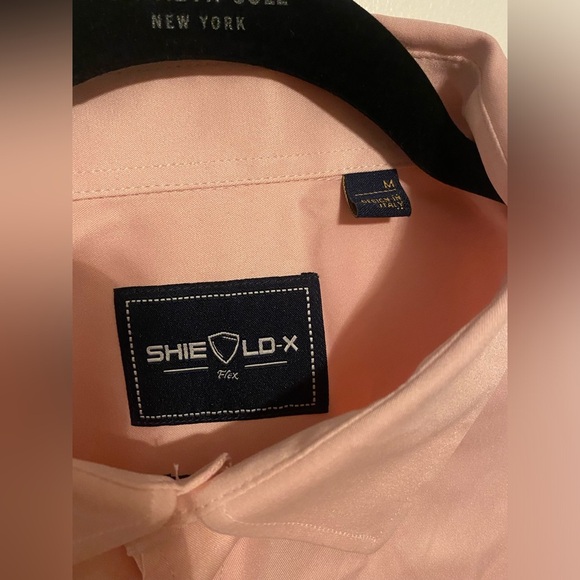 Men’s Dress Shirt, Pink, M - Picture 4 of 5